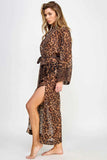 BeWicked ® Bata Leopardo en Chiffon Transparente Mod.2484
