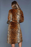 BeWicked ® Bata de Peluche en Leopardo Mod. 2071
