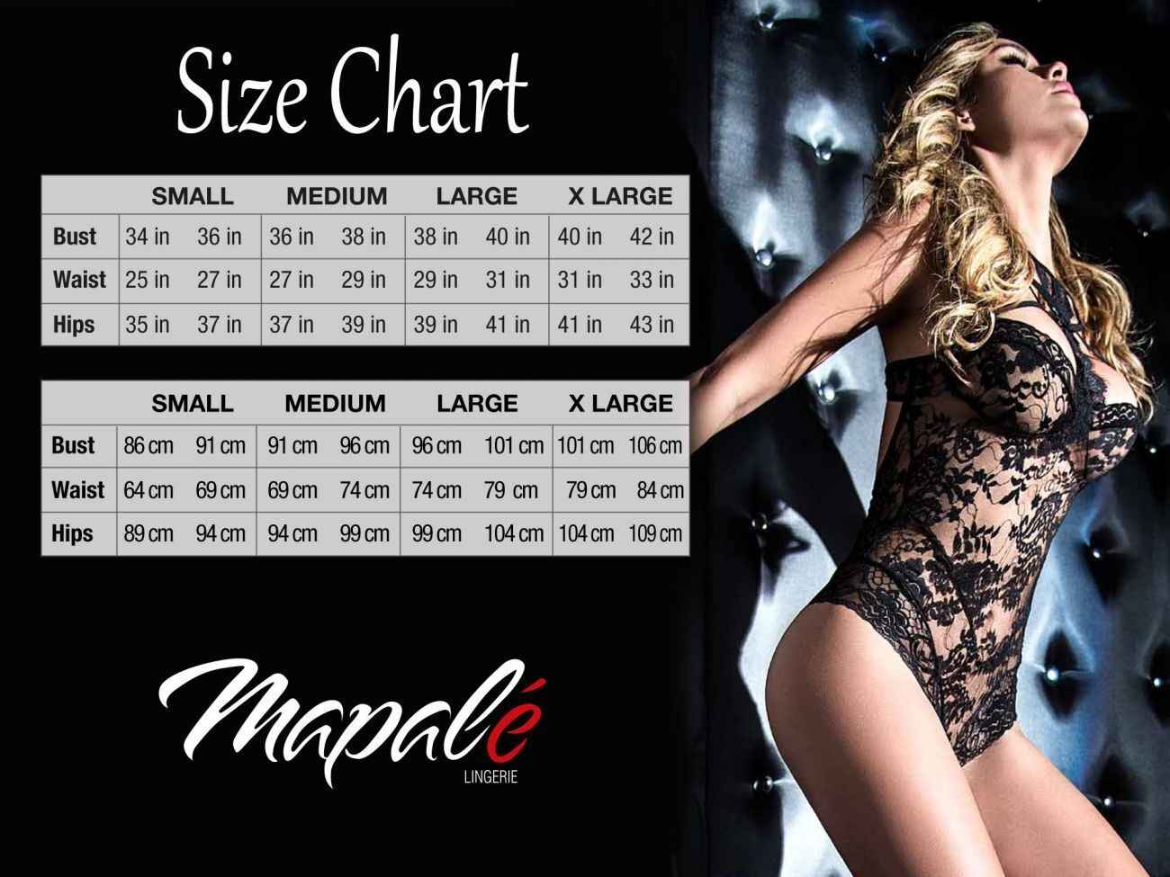 Mapalé ® Bodysuit de Encaje Bordado Mod.8821